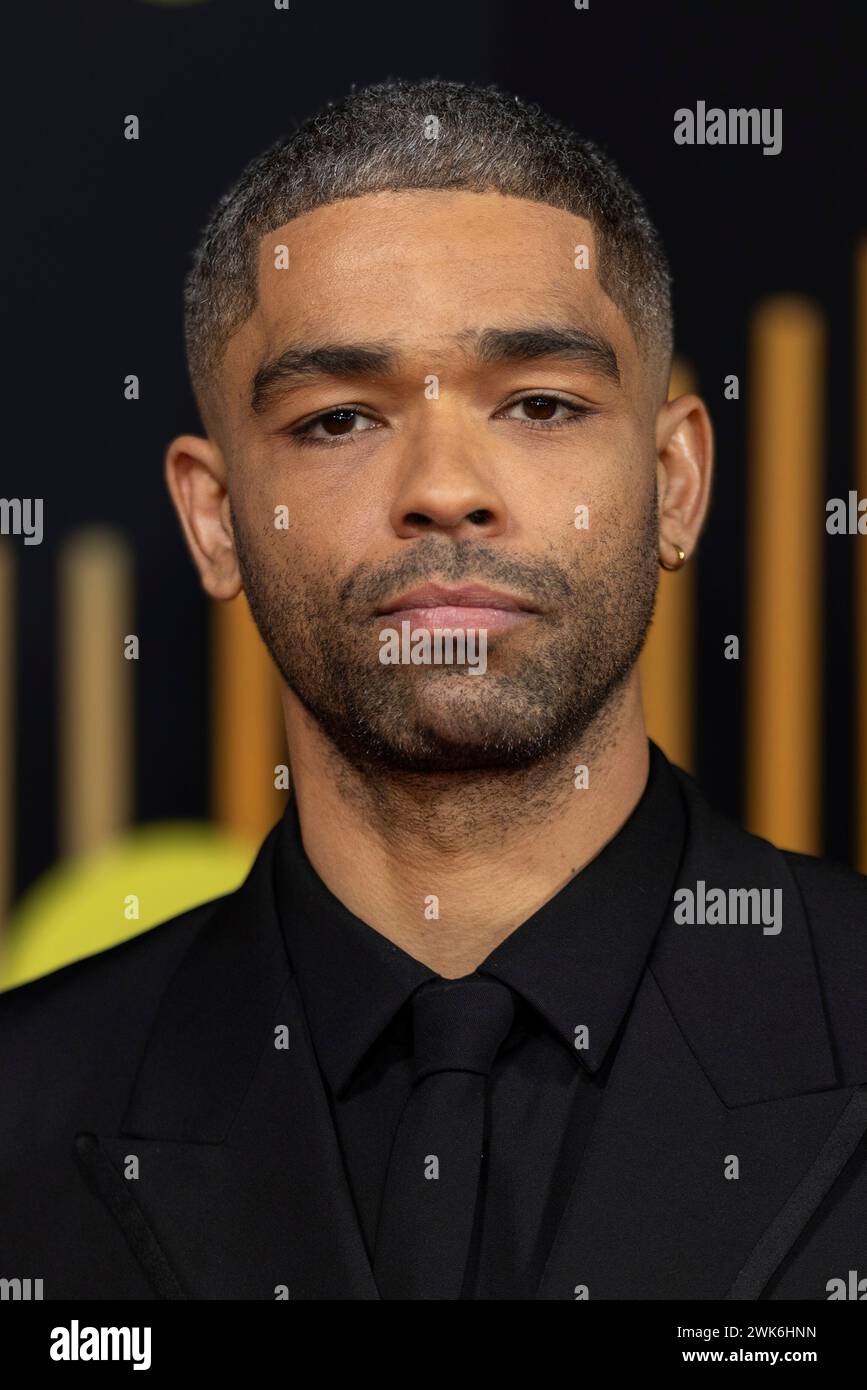 Kingsley Ben-Adir poses for photographers upon arrival at the 77th