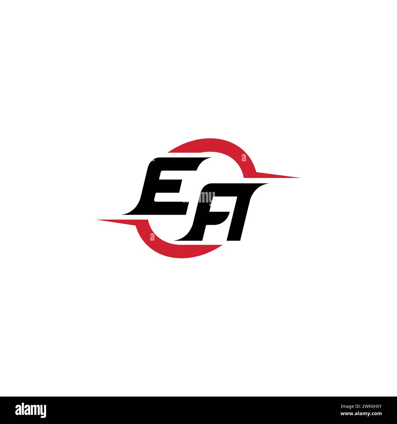 EA initial logo cool and stylish concept for esport or gaming logo as your inspirational Stock Vector