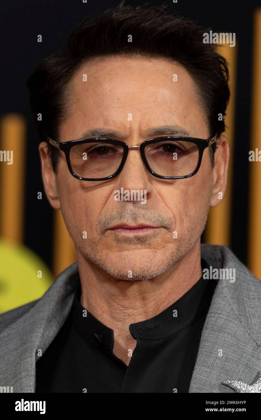Robert Downey Jr. poses for photographers upon arrival at the 77th