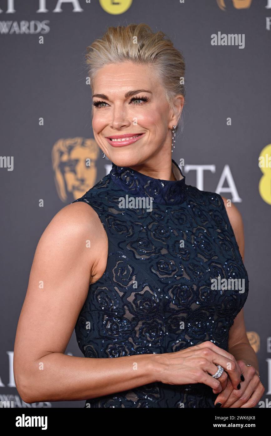 London, UK. February 18th, 2024. Hannah Waddingham arriving at the 2024