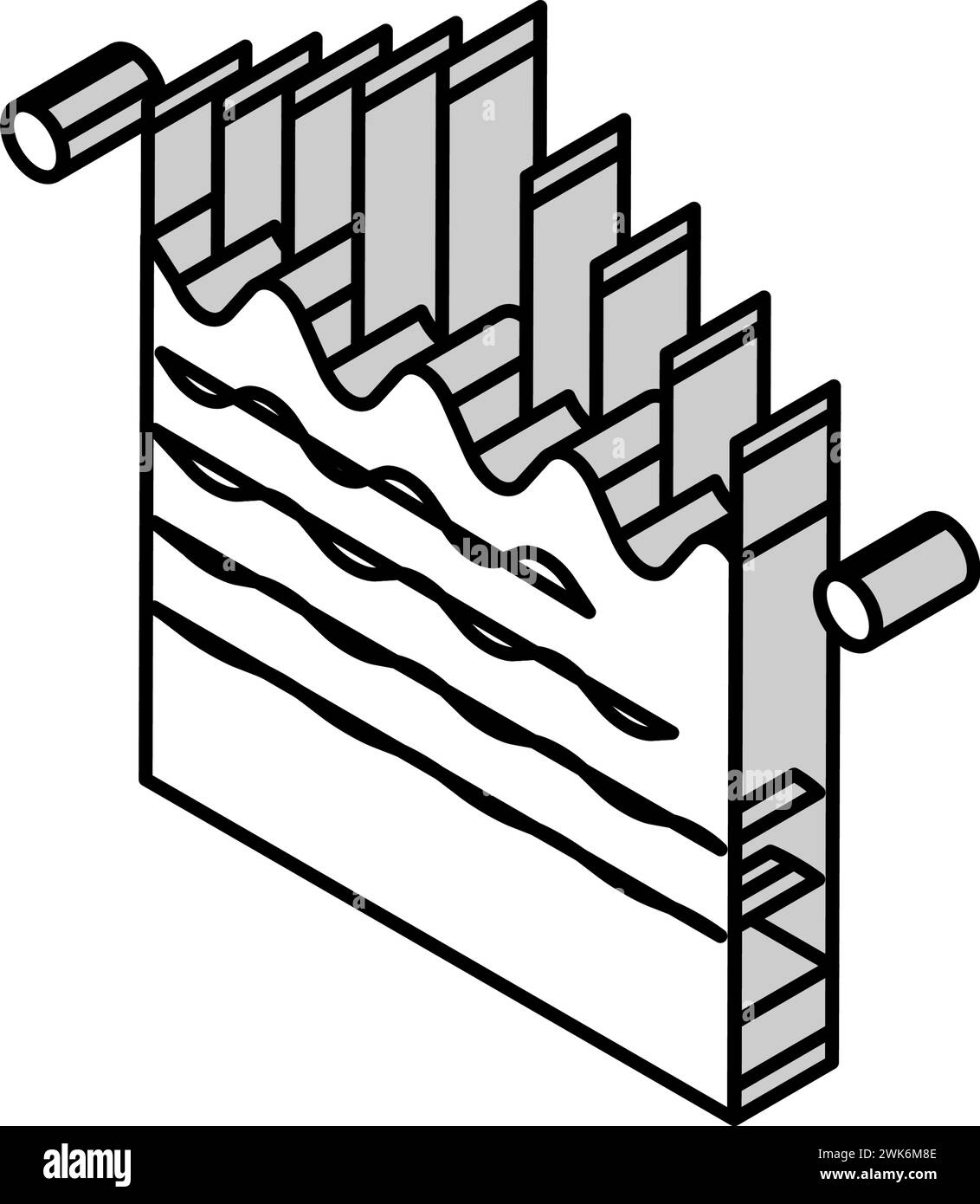 knitting occupation isometric icon vector illustration Stock Vector ...