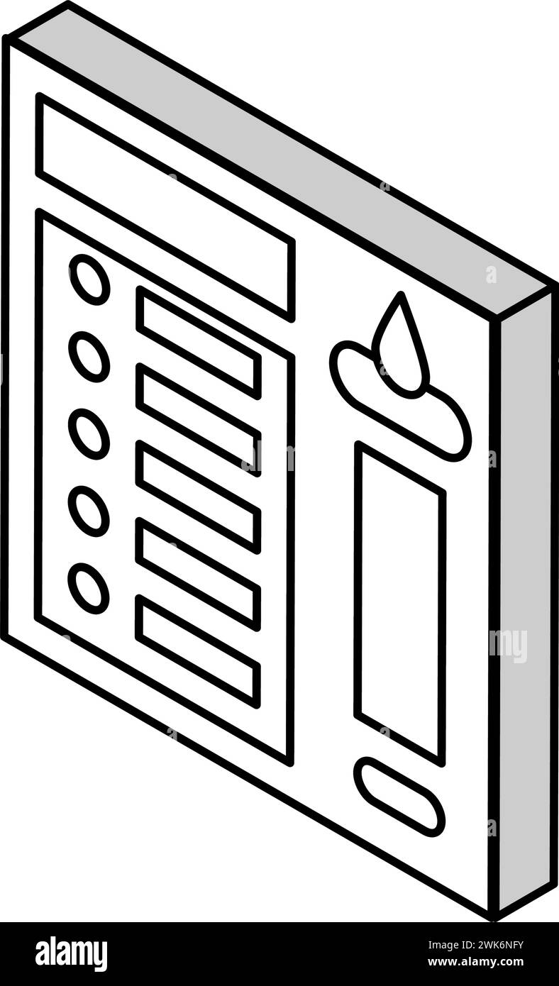 Control panel car wash Stock Vector Images Alamy