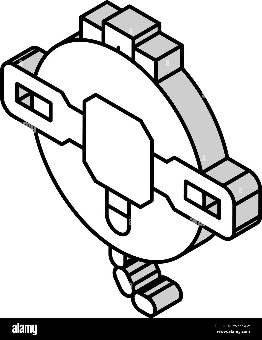 hunting trap isometric icon vector illustration Stock Vector Image ...
