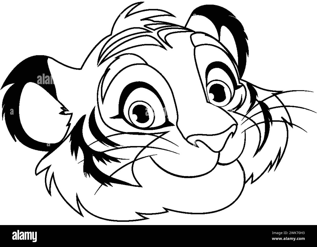 Cub of a lion Stock Vector Images - Alamy