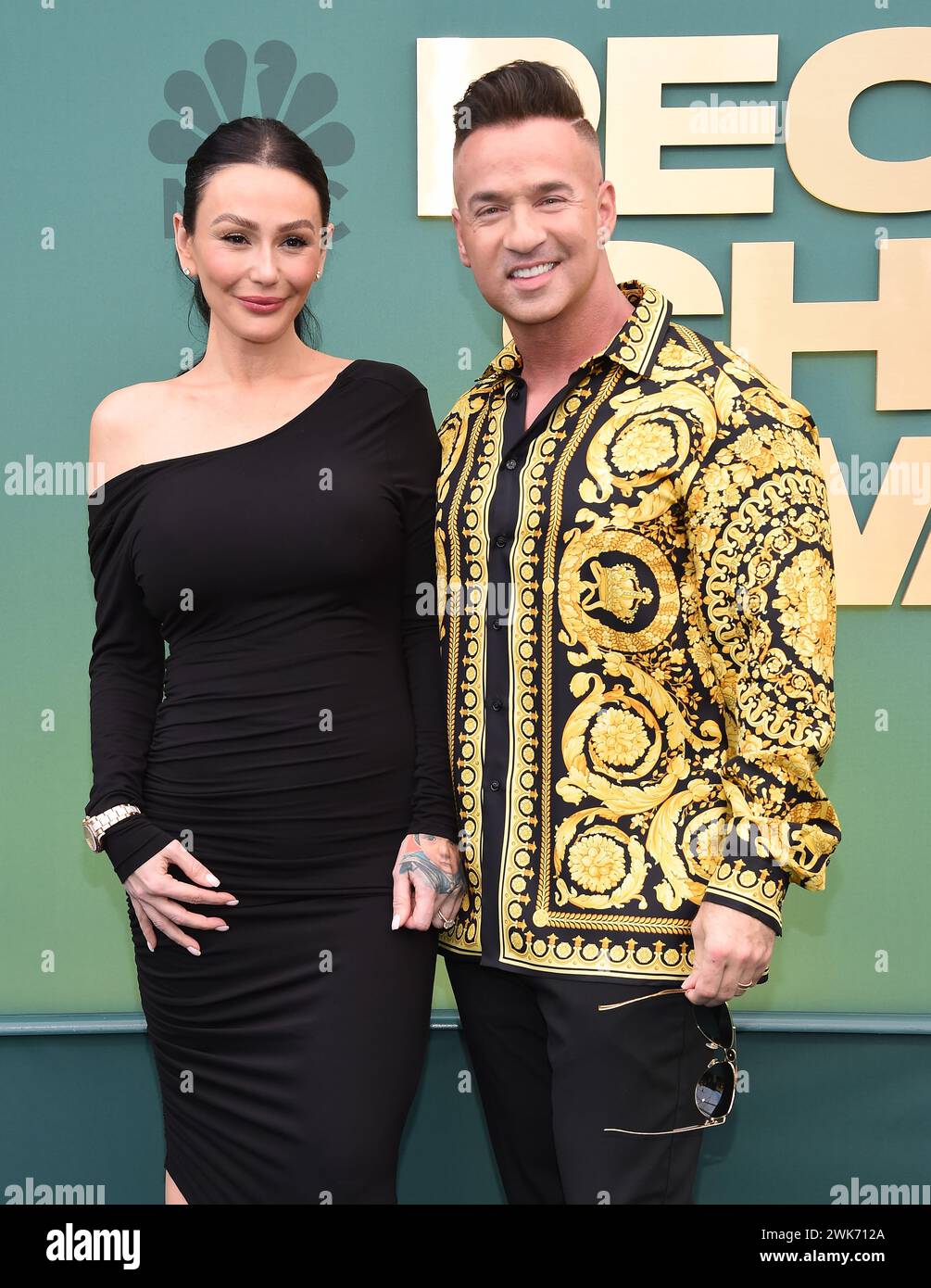 Santa Monica, USA. 18th Feb, 2024. Jenni 'JWOWW' Farley and Mike