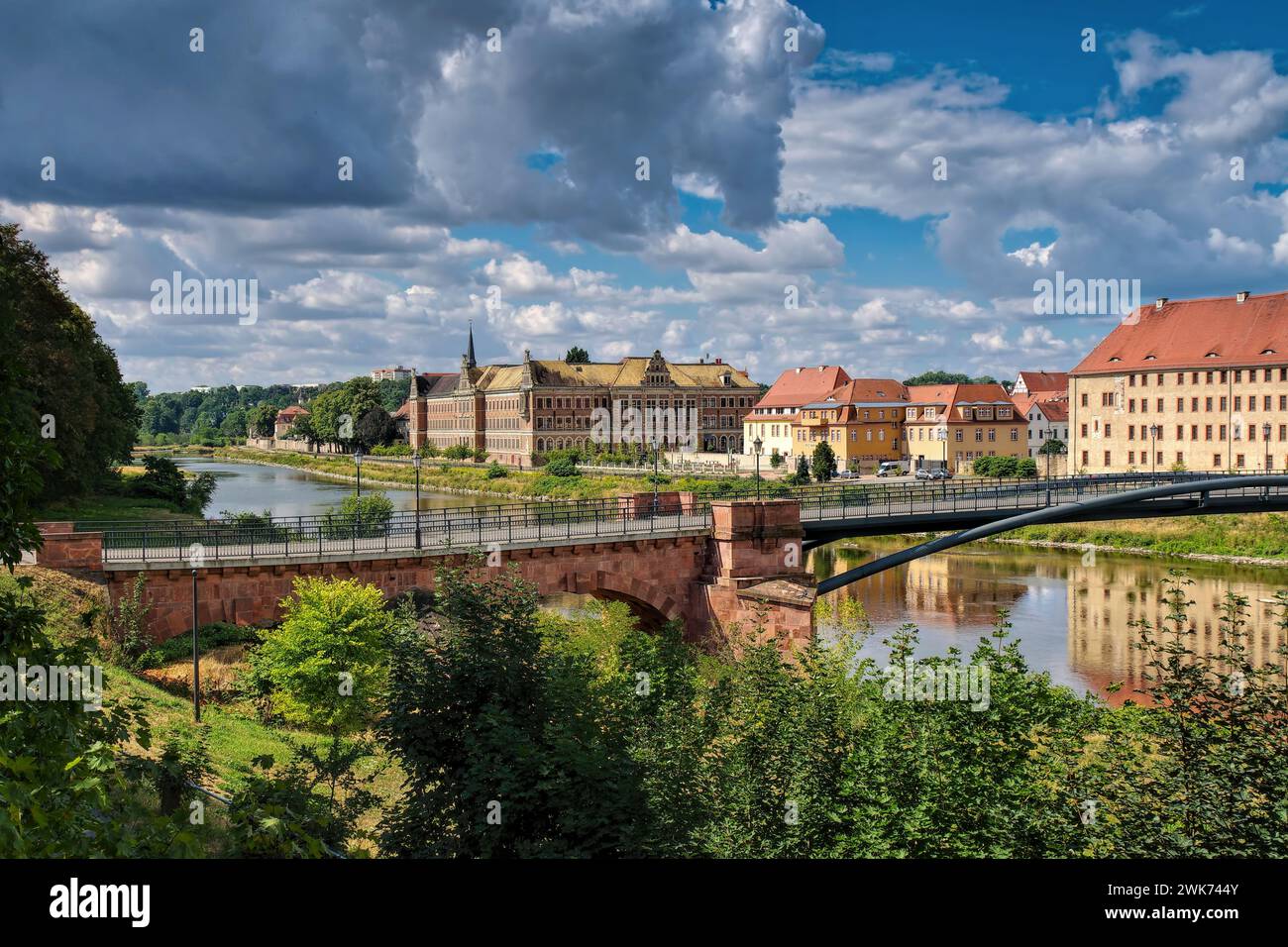 Grimma a small town in Saxony, Germany Stock Photo
