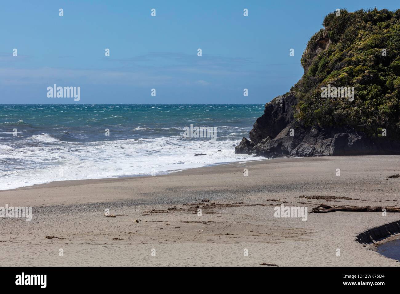 Ship Creek, Neuseeland Stock Photo Alamy