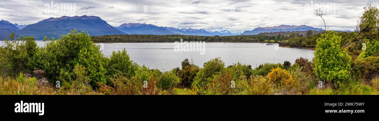 Lake Te Anau, New Zealand Stock Photo