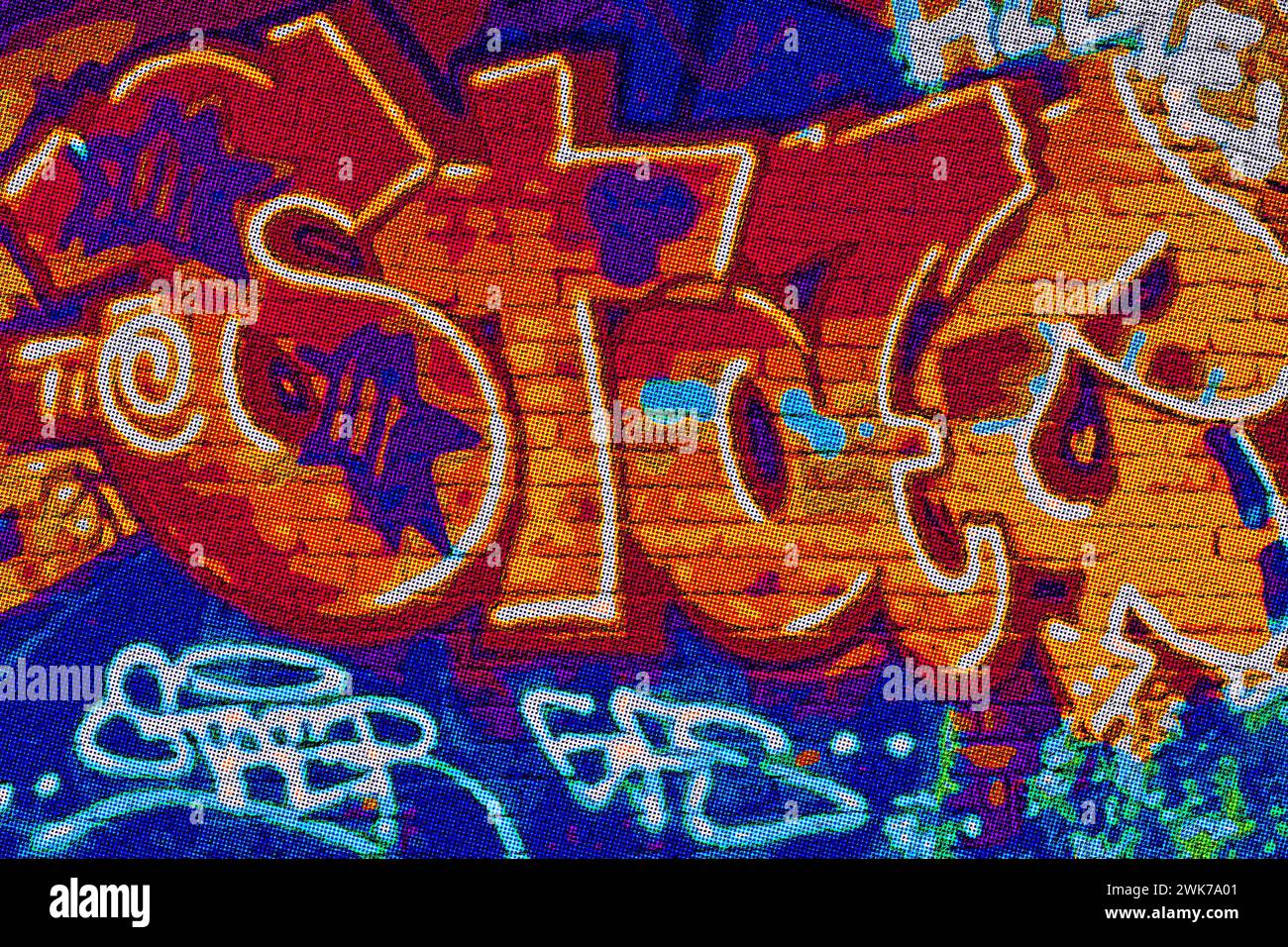 Graffiti, Camden Town, London, England. Stock Photo