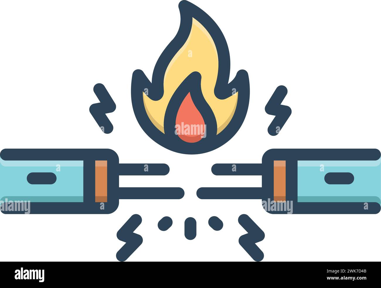 Icon for hazardous,dangerous Stock Vector