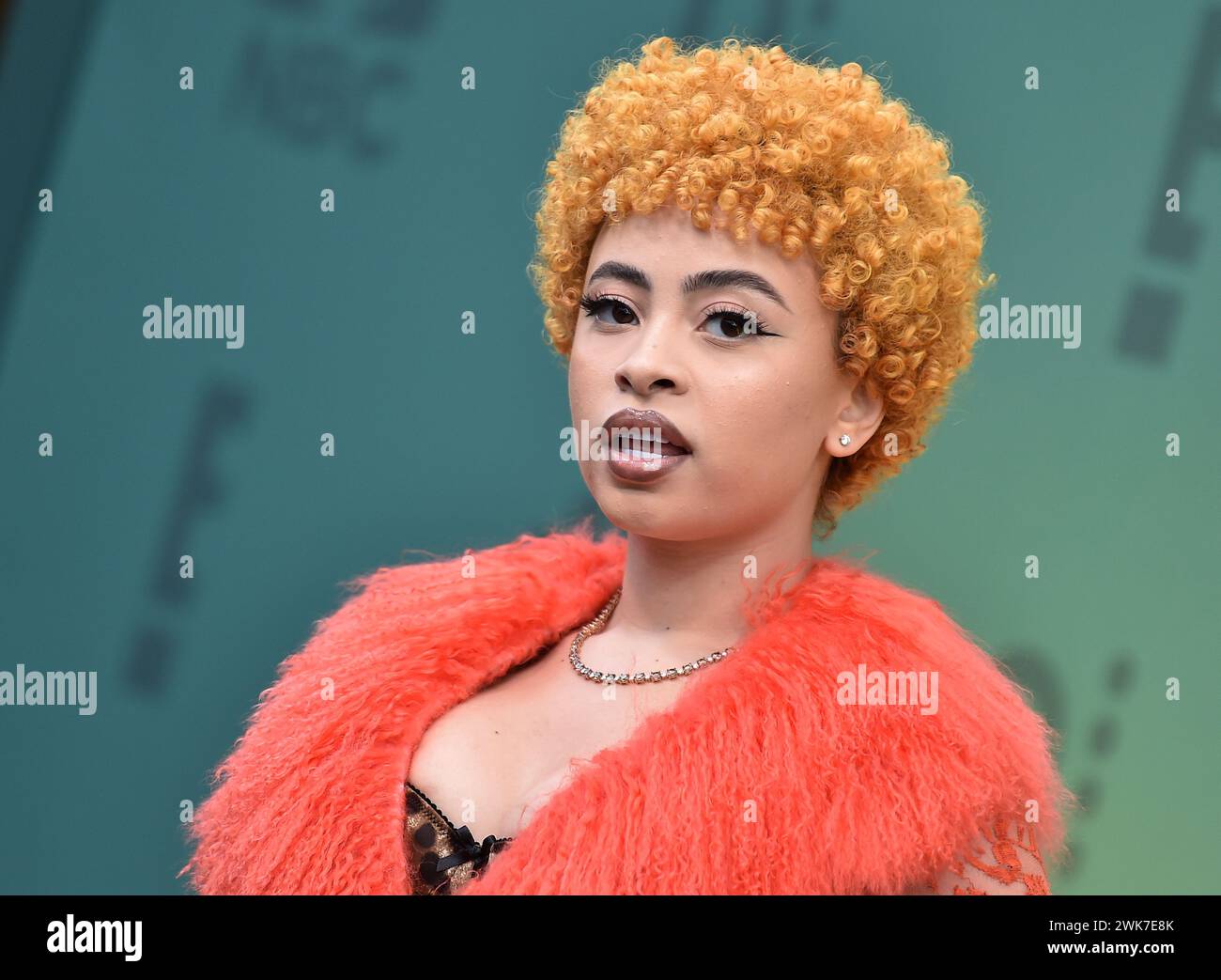 Santa Monica, USA. 18th Feb, 2024. Ice Spice arriving at the 2024