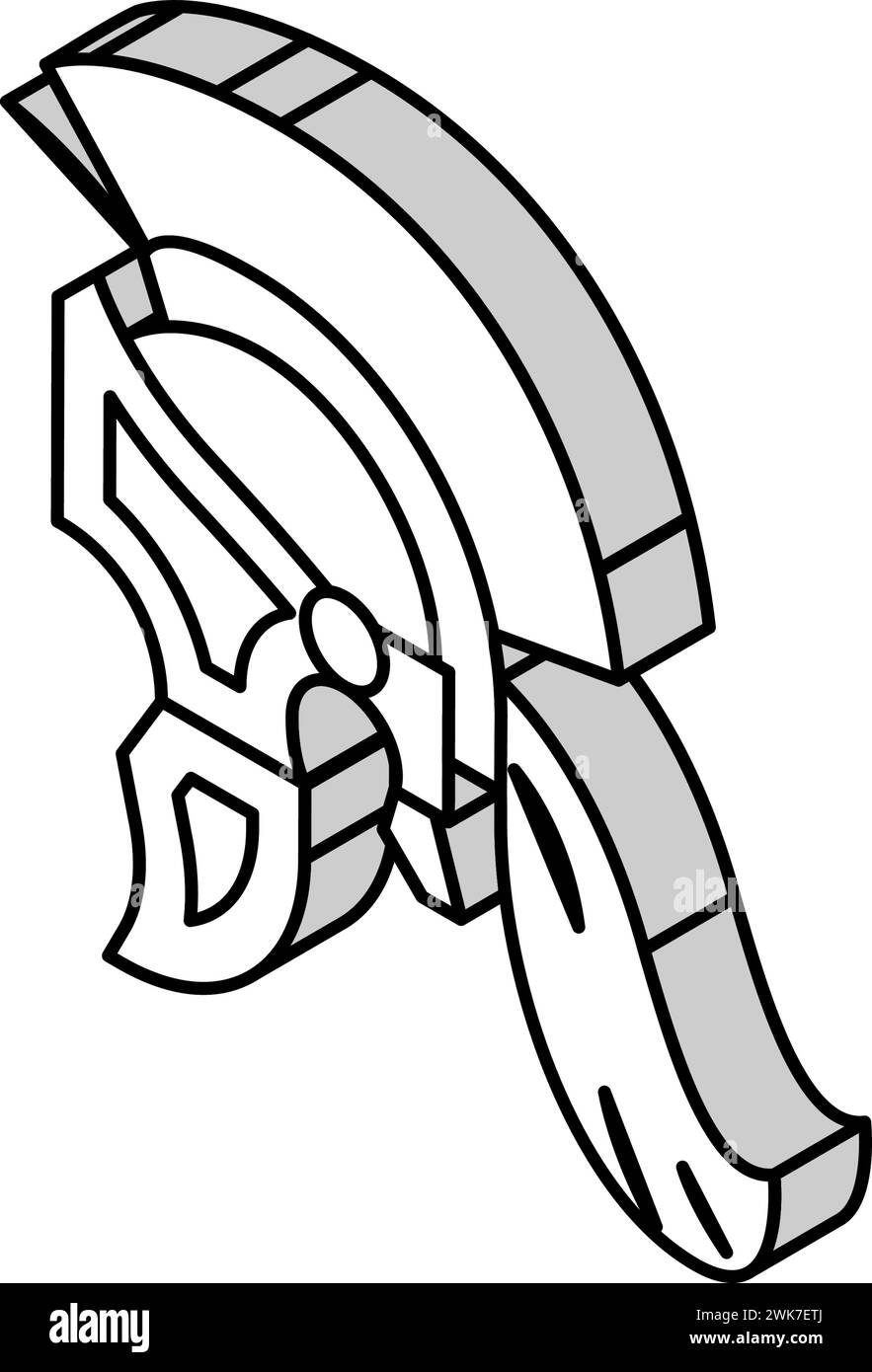 legionary helmet ancient rome isometric icon vector illustration Stock ...