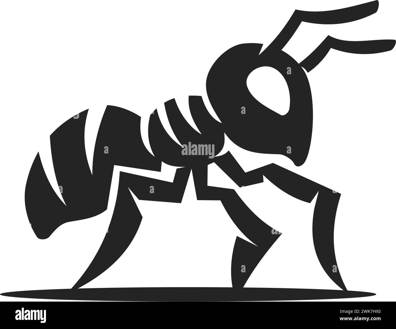 Ant Logo template Isolated. Brand Identity. Icon Abstract Vector ...