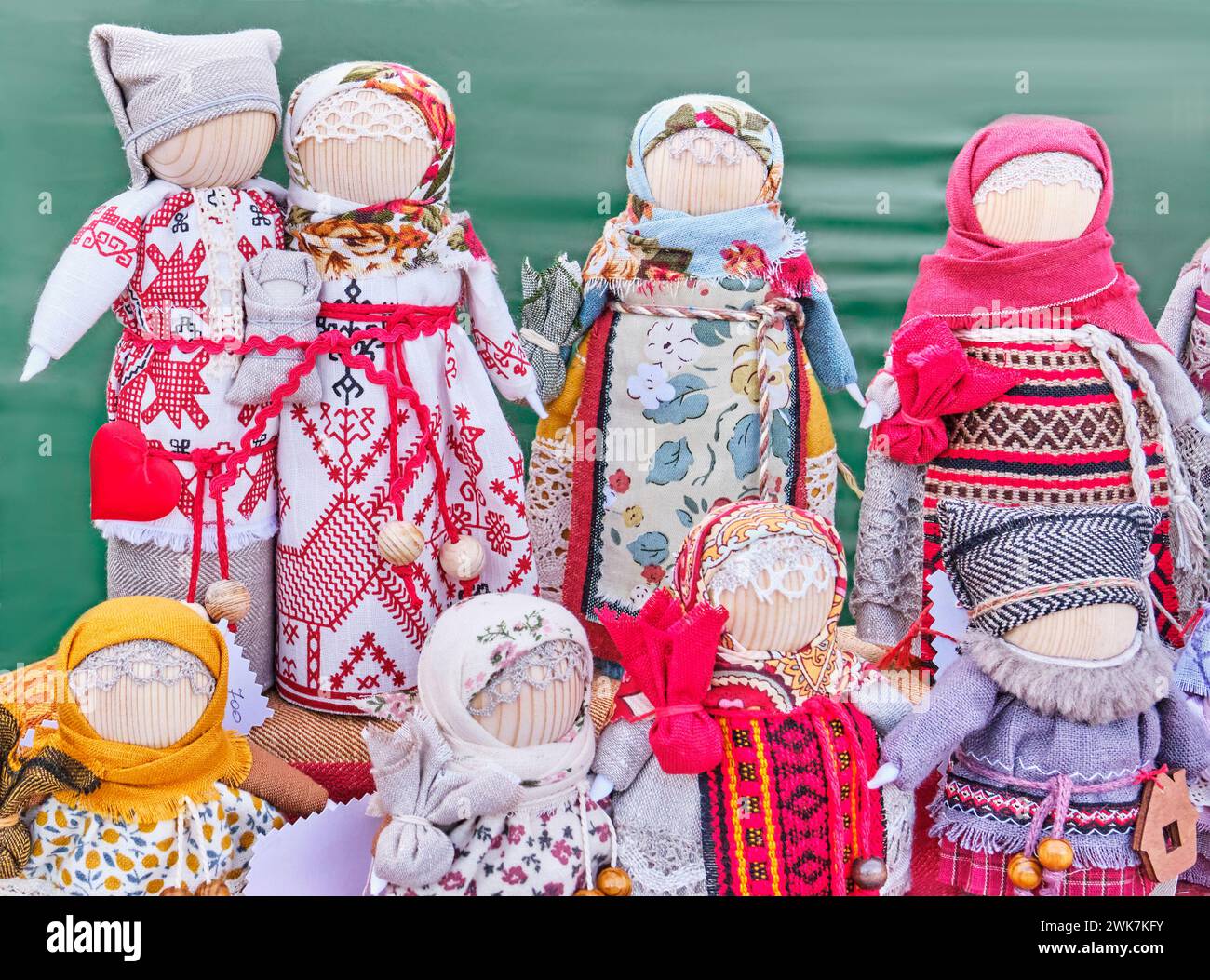 Little slavic folk rag dolls - mascots associated with heathen ...