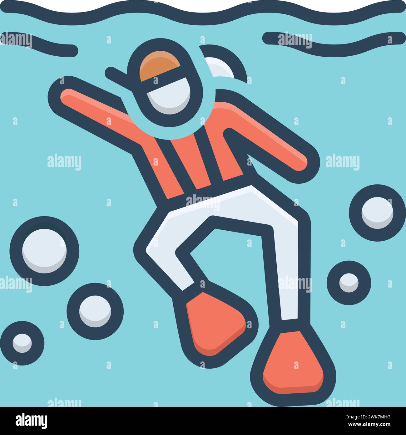 Submersion vector vectors hi-res stock photography and images - Alamy