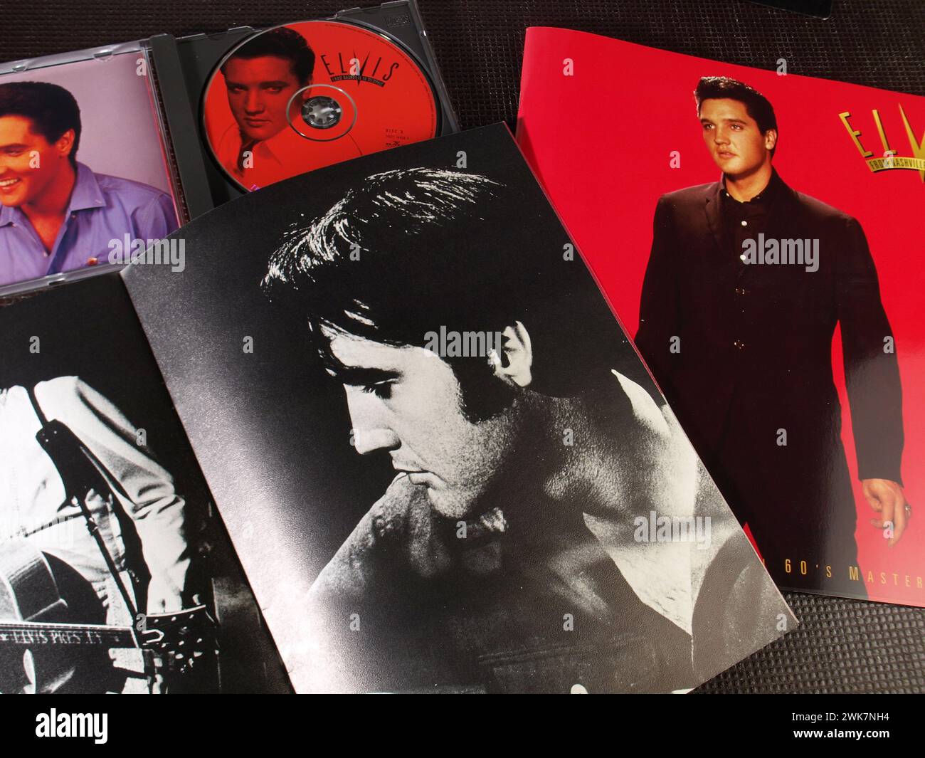 Music Exhibition Elvis Presley; Music and Covers Stock Photo Alamy