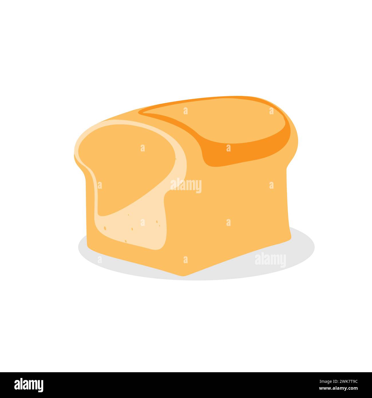 art illustration design concept of toast Stock Vector