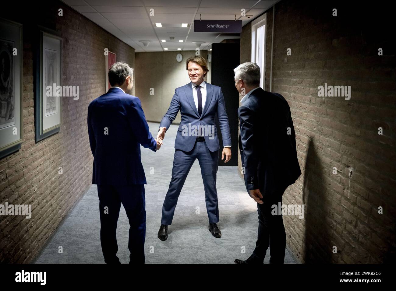 THE HAGUE - Informer Kim Putters together with professors Claes de ...