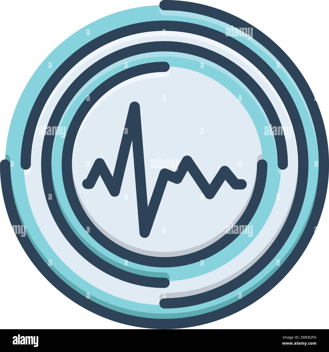 Icon for rhythm,cadence Stock Vector