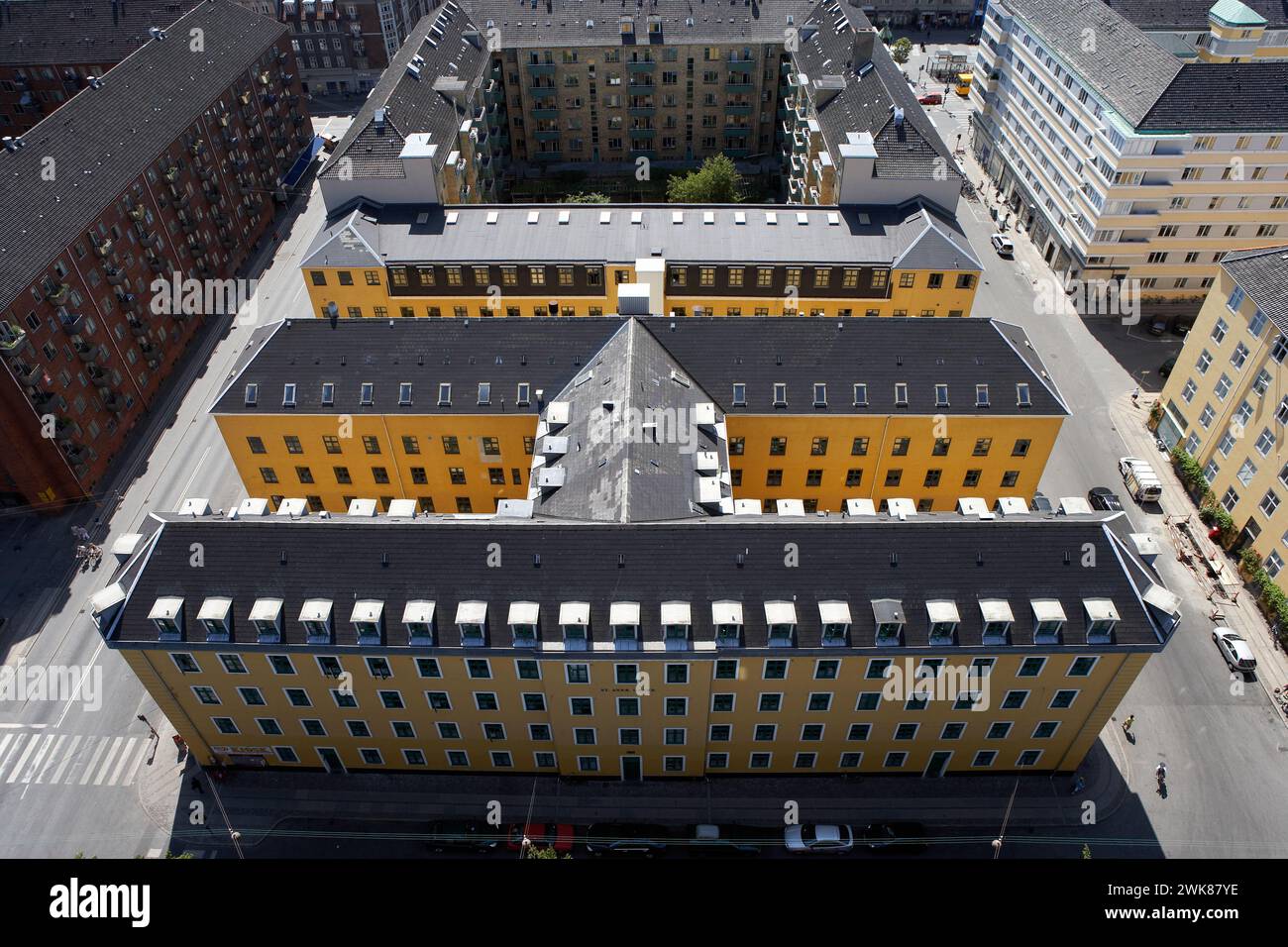 Condo house in Copenhagen, Denmark Stock Photo