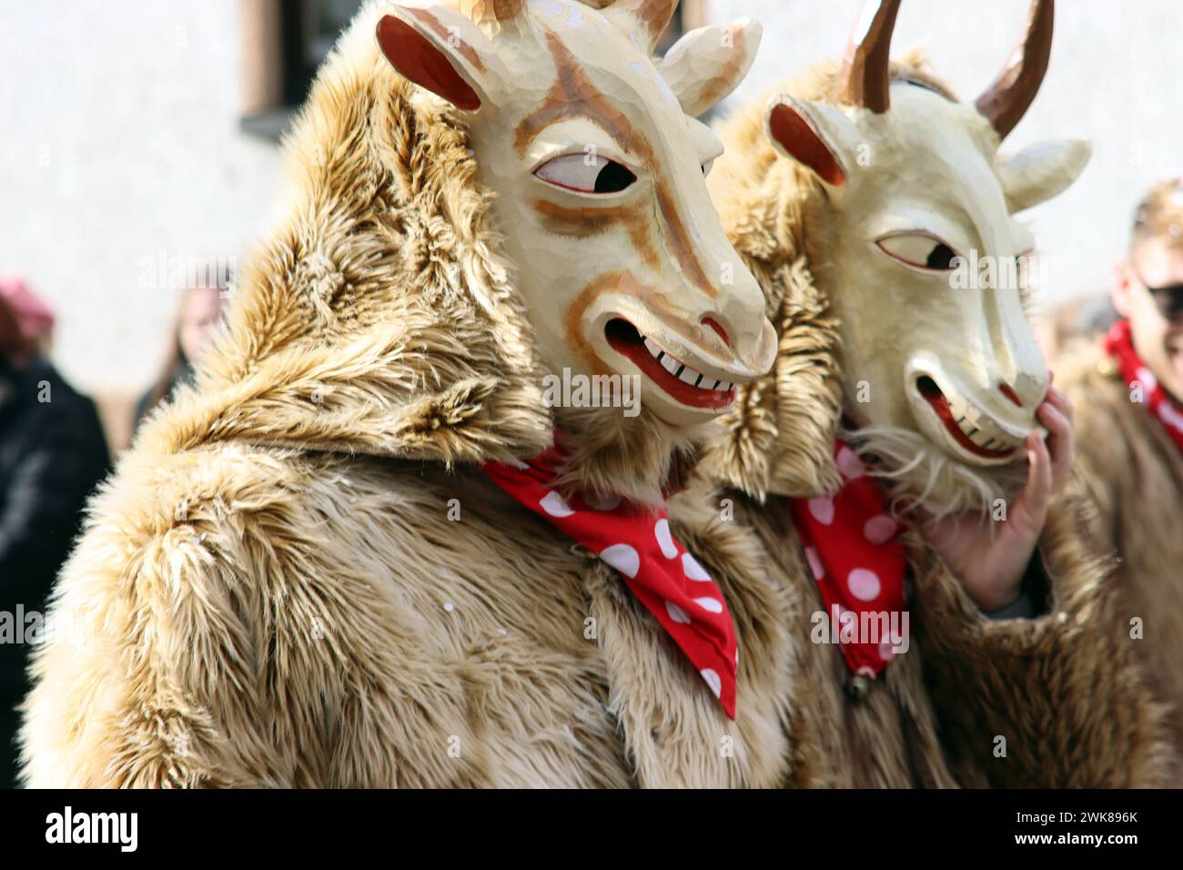 Great Swabian-Alemanian Carnival Procession Stock Photo