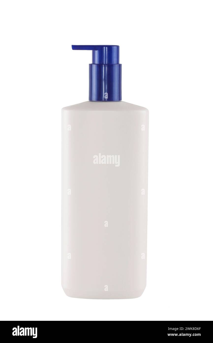 Blank cosmetic dispenser isolated on a white background Stock Photo