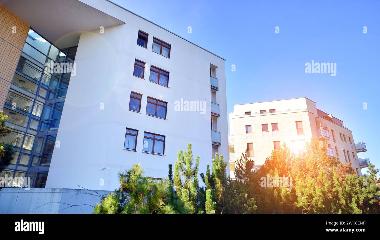 Curated visual reference: Visual Reference: Eco City With Modern Exterior Design Of Apartment Building And