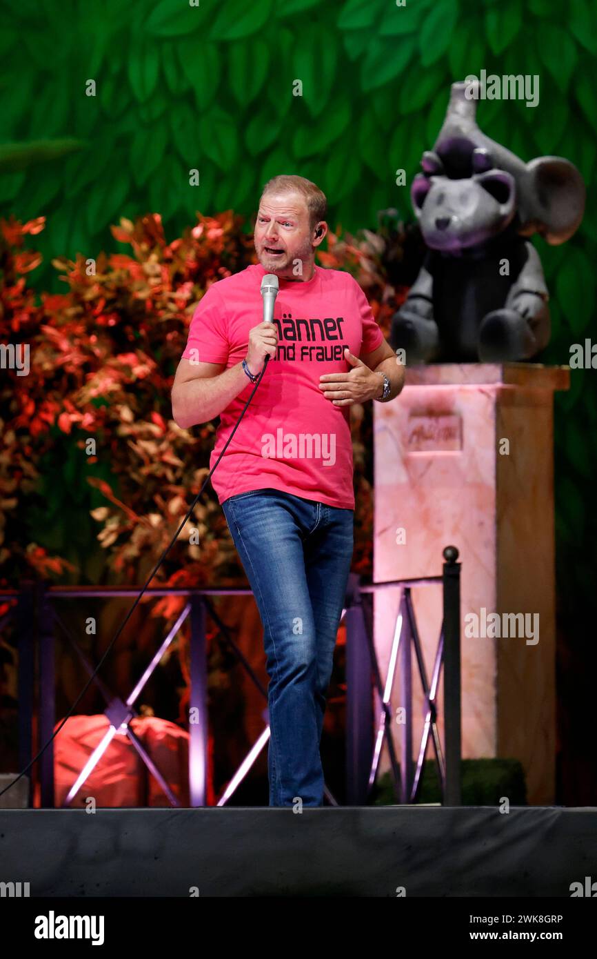 Comedian Mario Barth bei seiner Show in der Lanxess-Arena. Köln, 18.02.