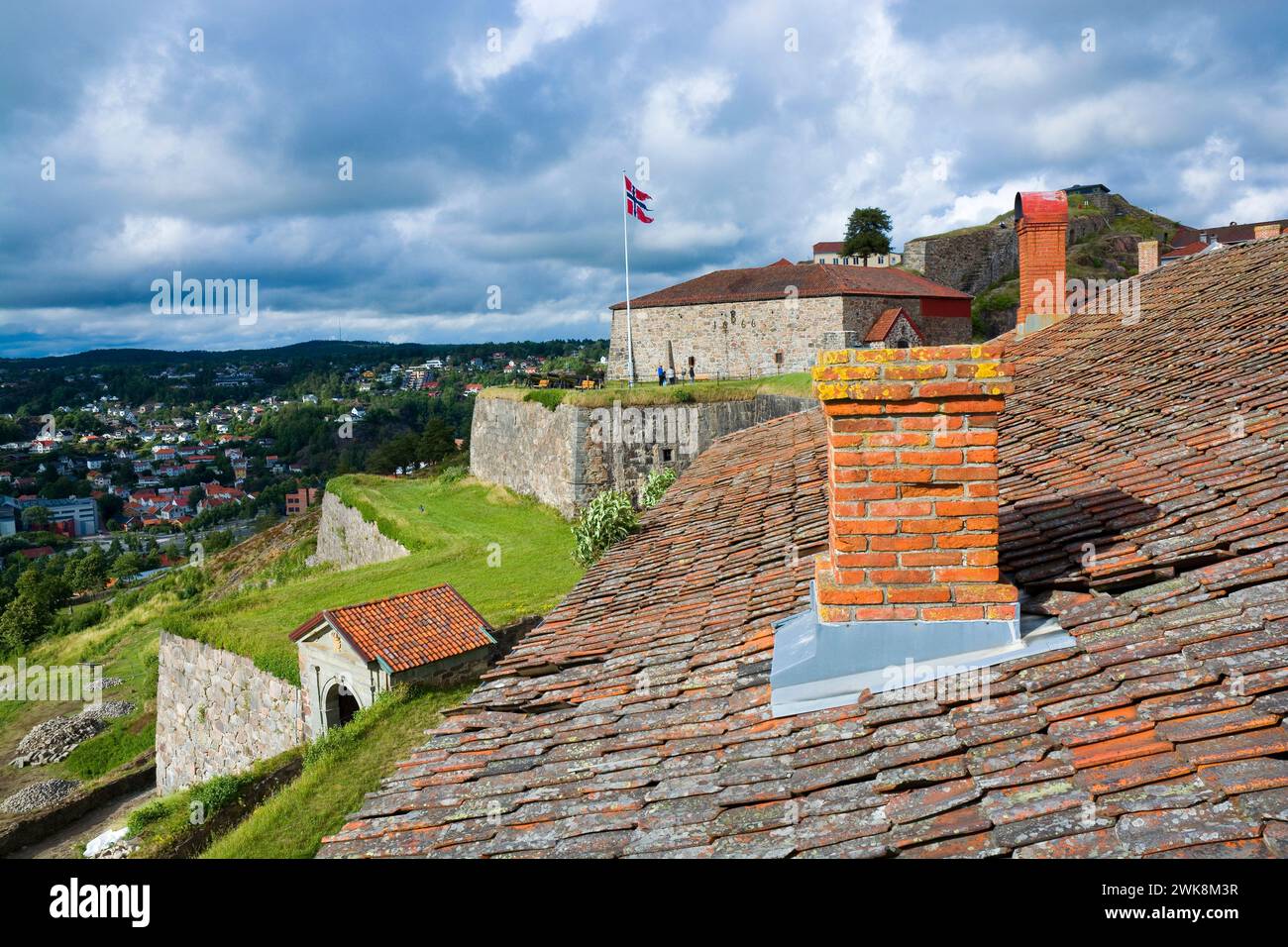 Fortress Fredriksten In Halden, Norway Stock Photo - Alamy