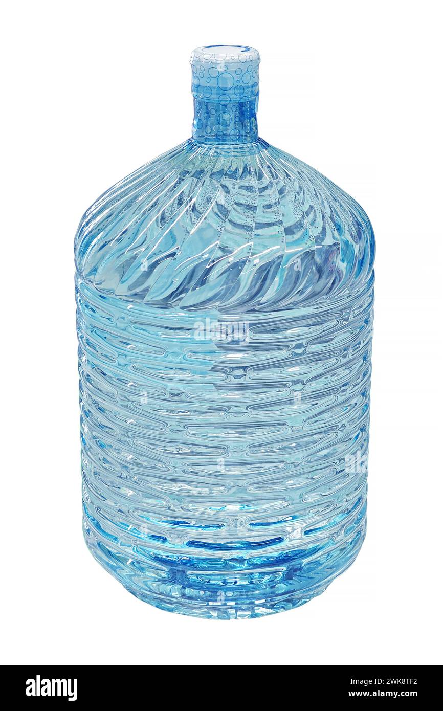 Large plastic water bottle isolated on white Stock Photo Alamy