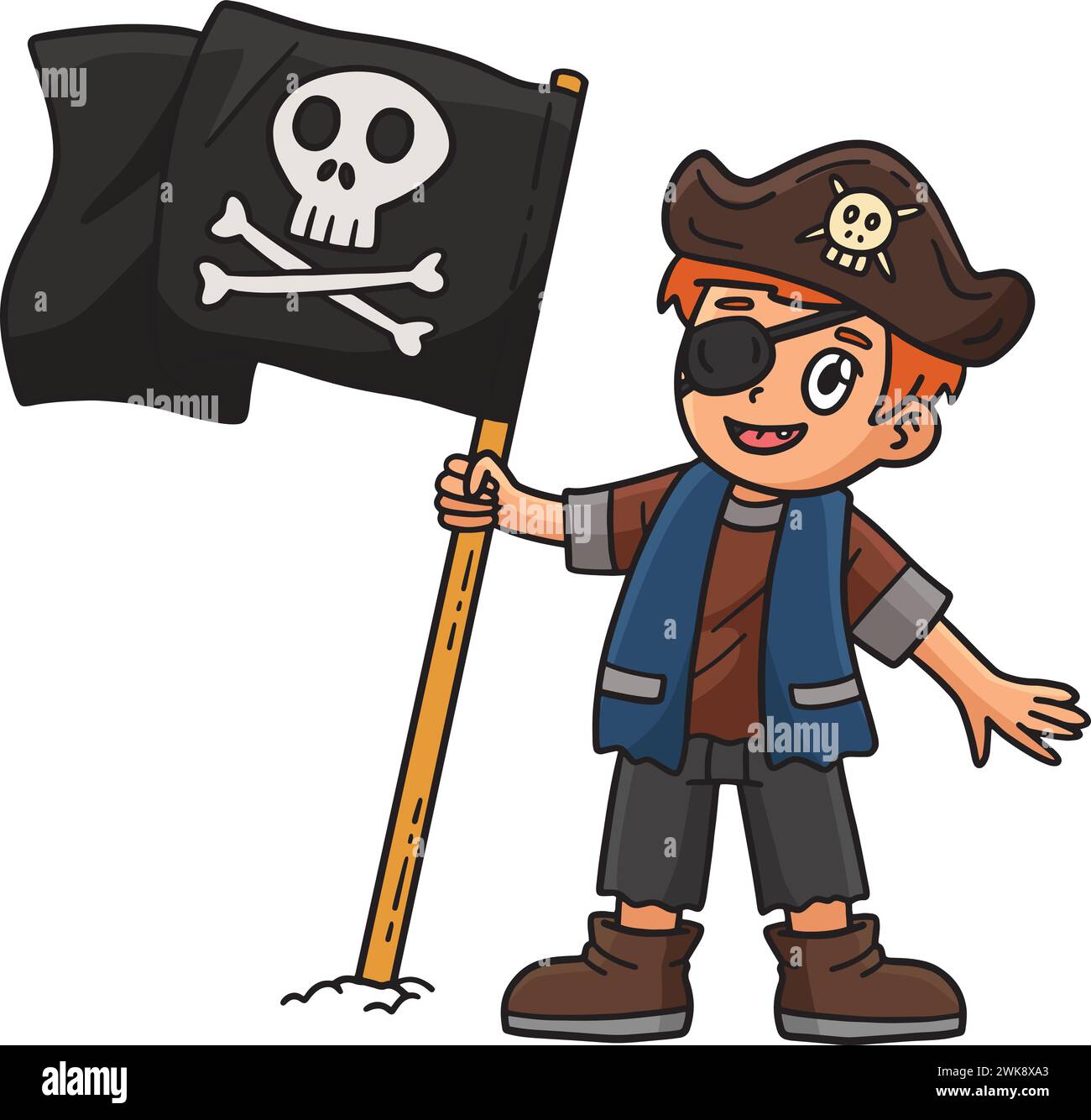 Pirate flag clipart hi-res stock photography and images - Alamy