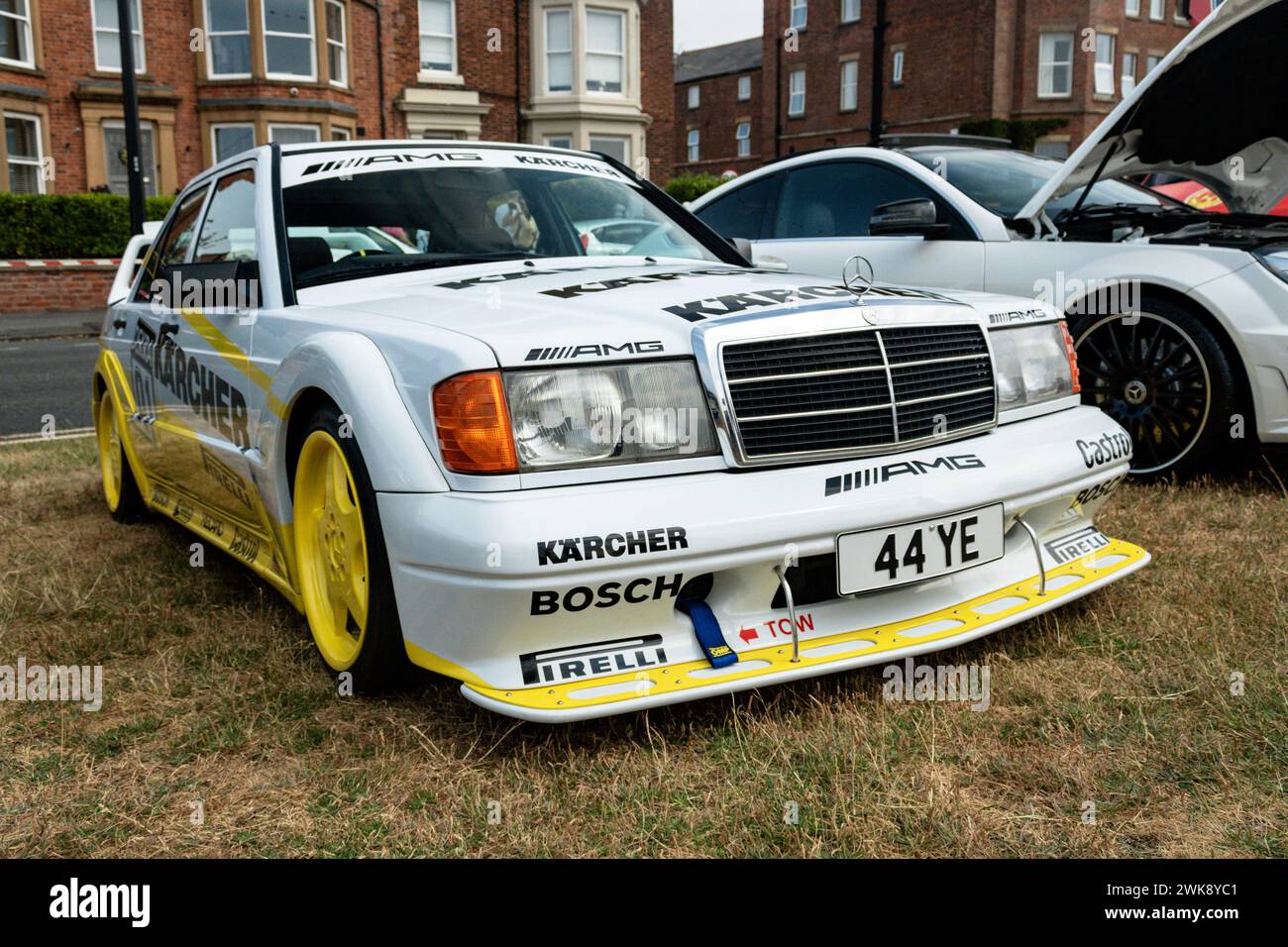 Mercedes AMG rally car. Classic Cars on Lytham Green 2023 Stock Photo ...