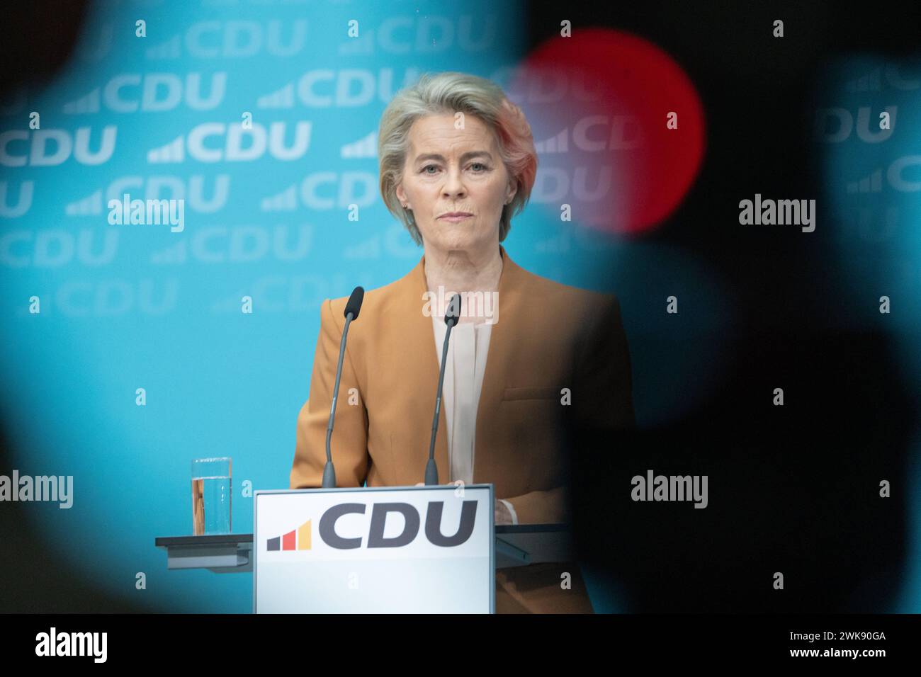 Bekanntgabe CDUBeschluss zur EUSpitzenkandidatur Ursula von der