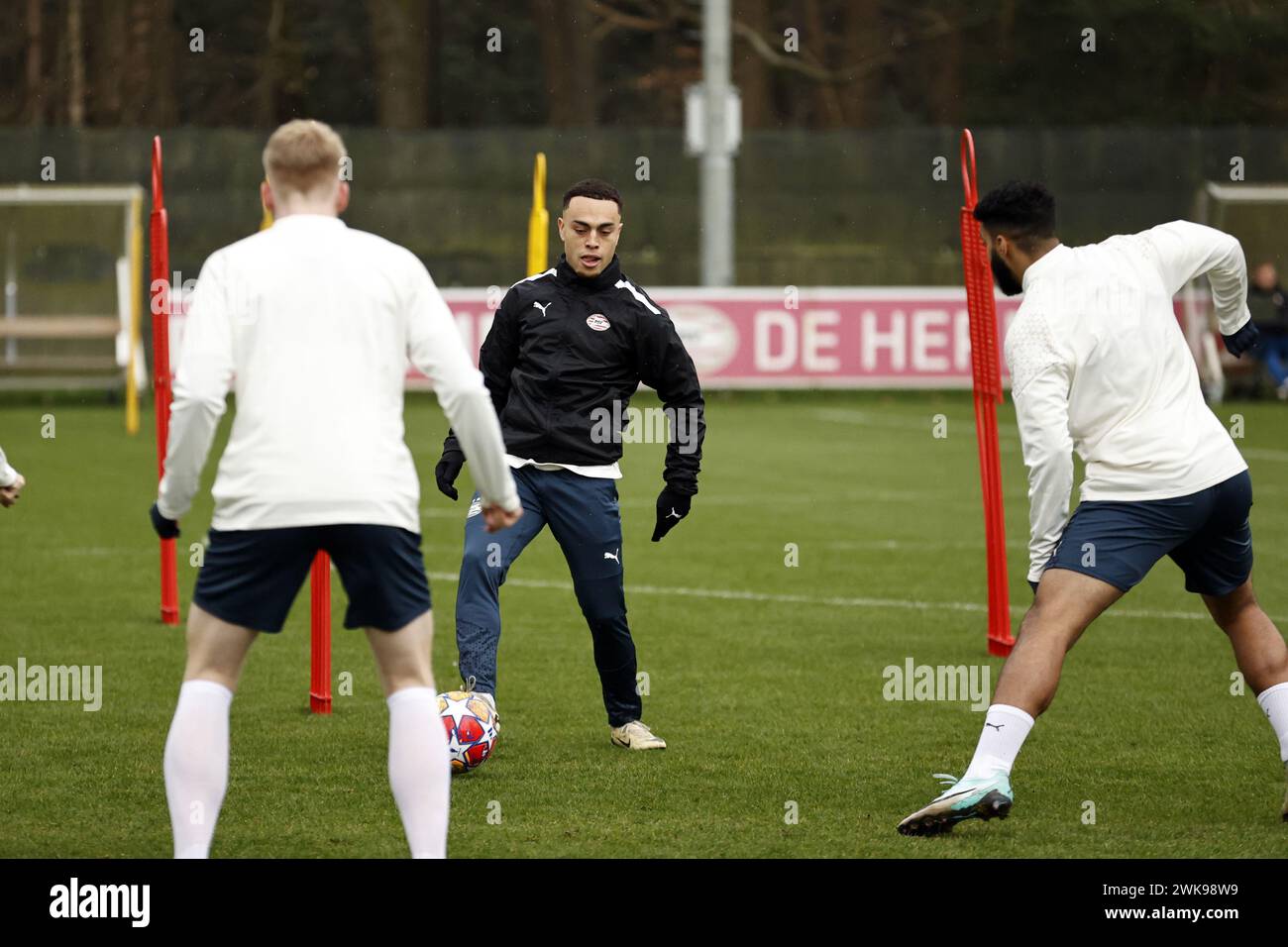 EINDHOVEN - Sergino Dest during PSV Eindhoven's training ahead of the ...