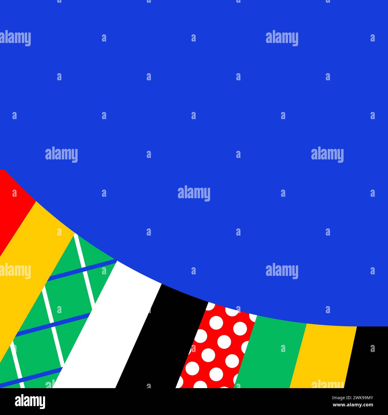 football 2024 social media background. Vector illustration Football