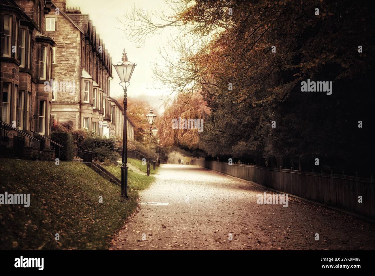 Broad Walk, Buxton Stock Photo Alamy