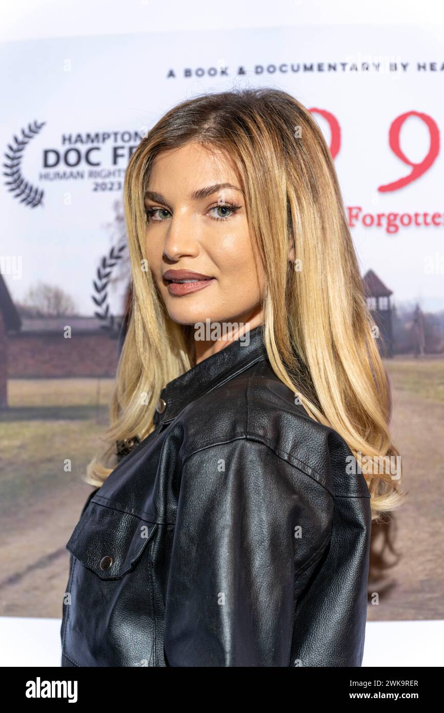 Beverly Hills, USA. 18th Feb, 2024. Albanian model Xhesika Berberi