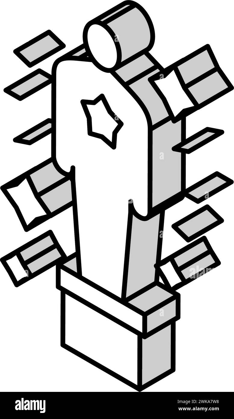 oscar award isometric icon vector illustration Stock Vector Image & Art ...