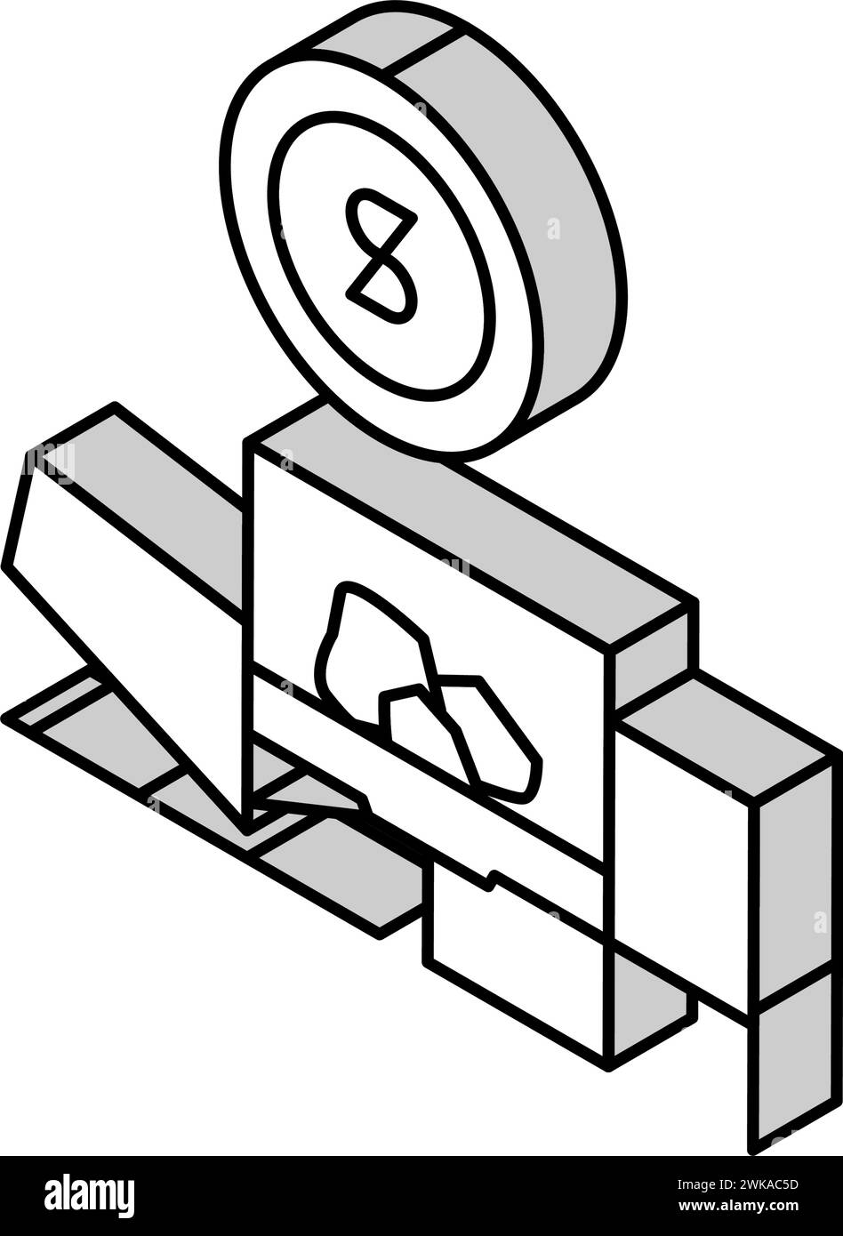 plant and equipment sales isometric icon vector illustration Stock ...