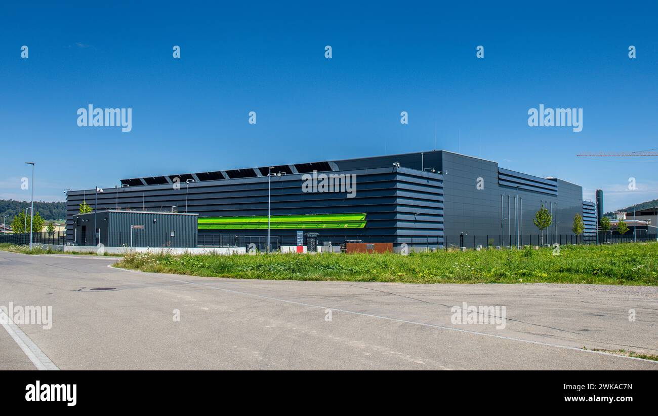 Das Datacenter der Safehost SA in Rafz Süd im Kanton Zürich. (Rafz, Schweiz, 15.07.2023) Stock Photo