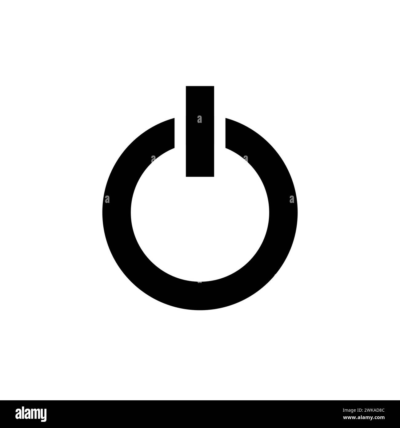 Off Svg Vector flat on off button isolated on white background Stock Vector ...