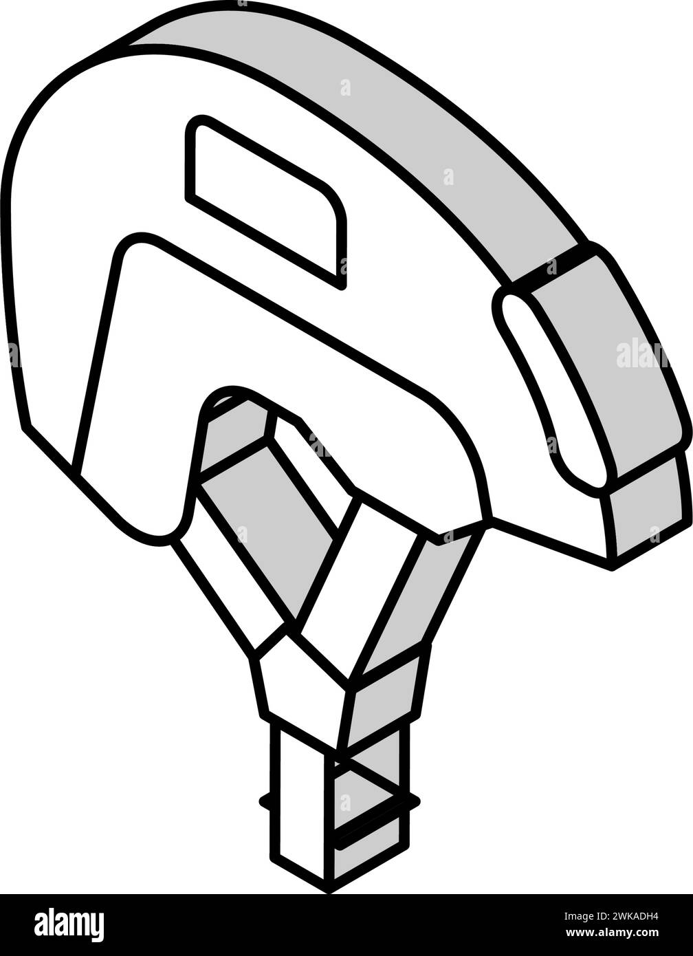 helmet soldier isometric icon vector illustration Stock Vector Image ...