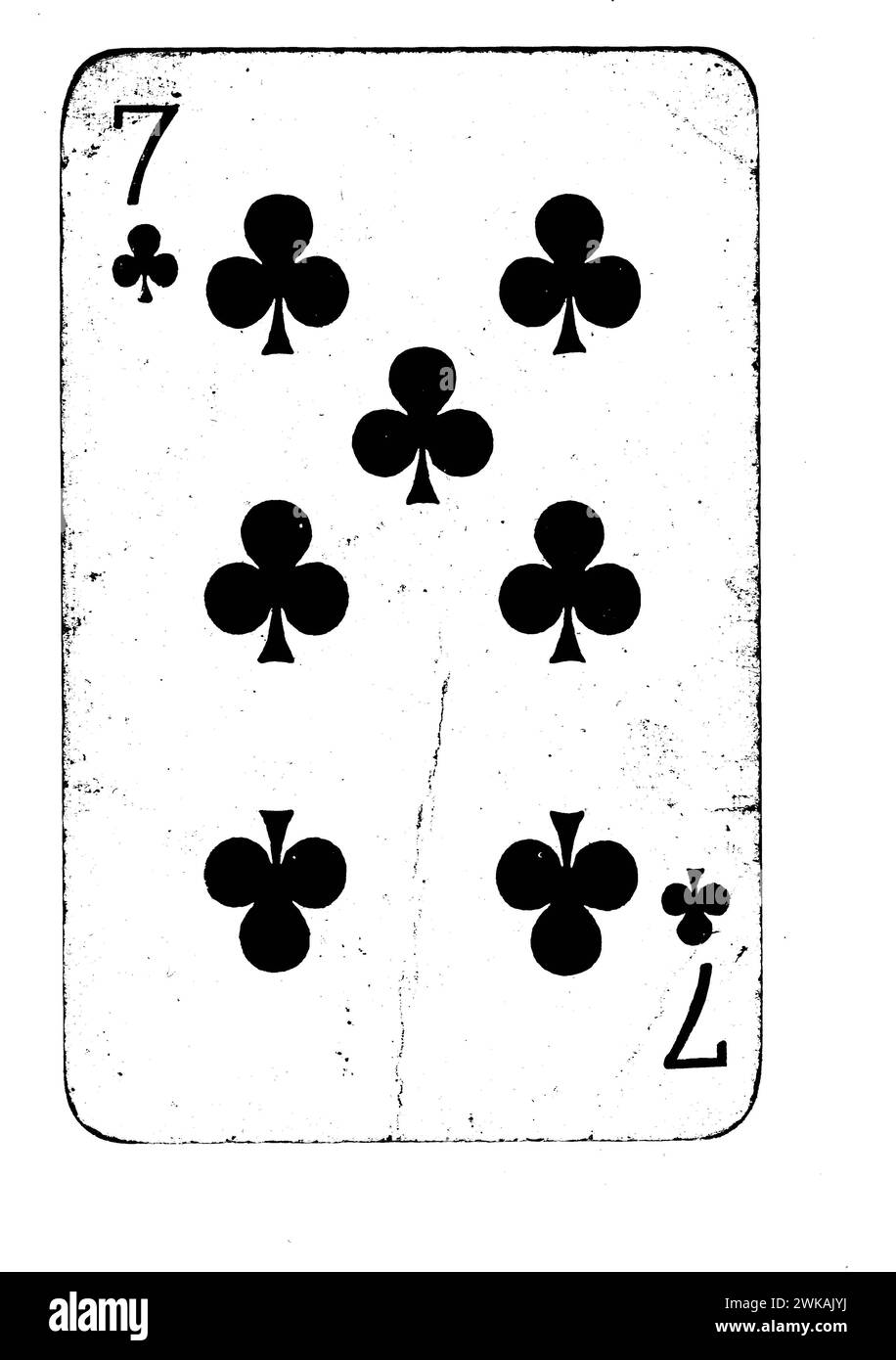 Seven of spades Black and White Stock Photos & Images - Alamy