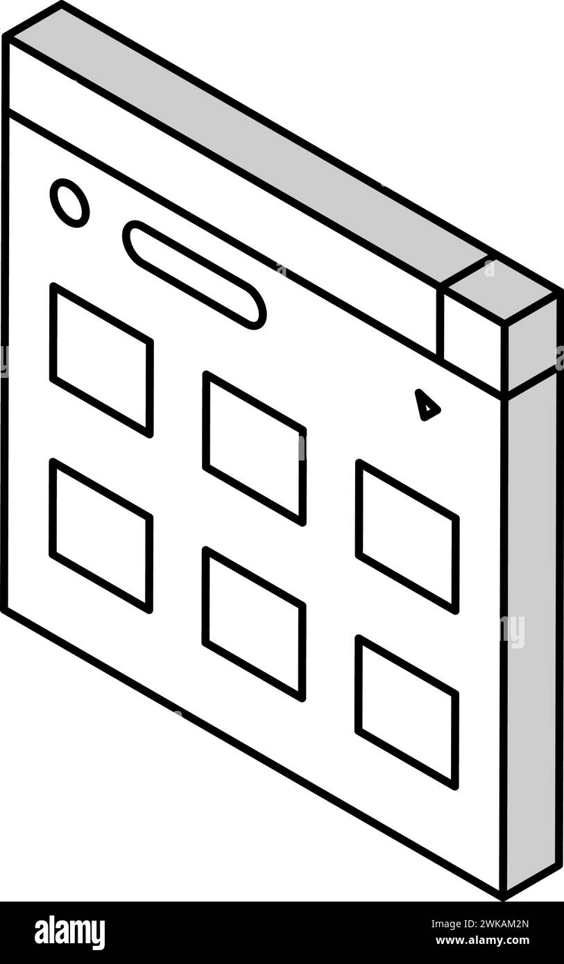 online web shopping isometric icon vector illustration Stock Vector ...