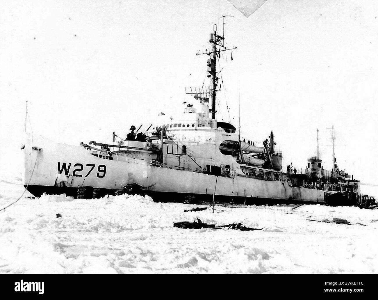 Antarctica:  The U.S. Coast Guard Cutter Eastwind was one of three icebreakers used by Operation Deep Freeze in the Ross Sea area in 1955-1956.. Photo: USNavy Stock Photo