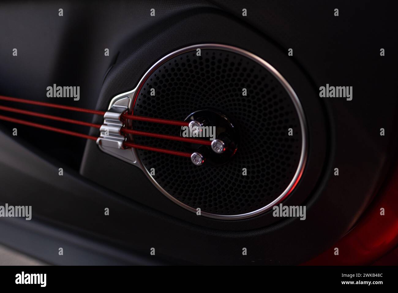 sound system controls on driver's door, instruments physical button