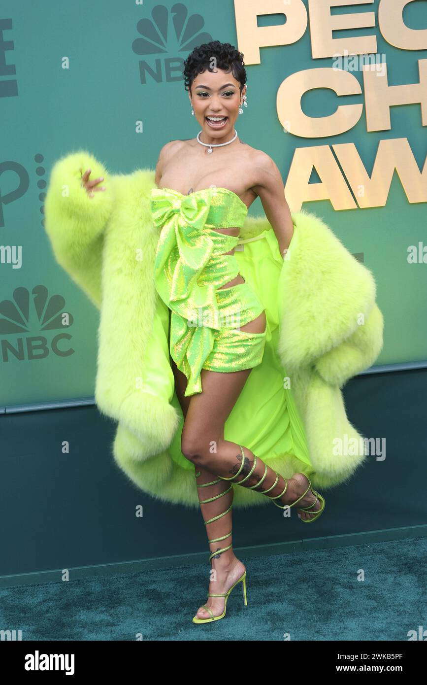 Coi Leray attends the 2024 People's Choice Awards at Barker Hangar on