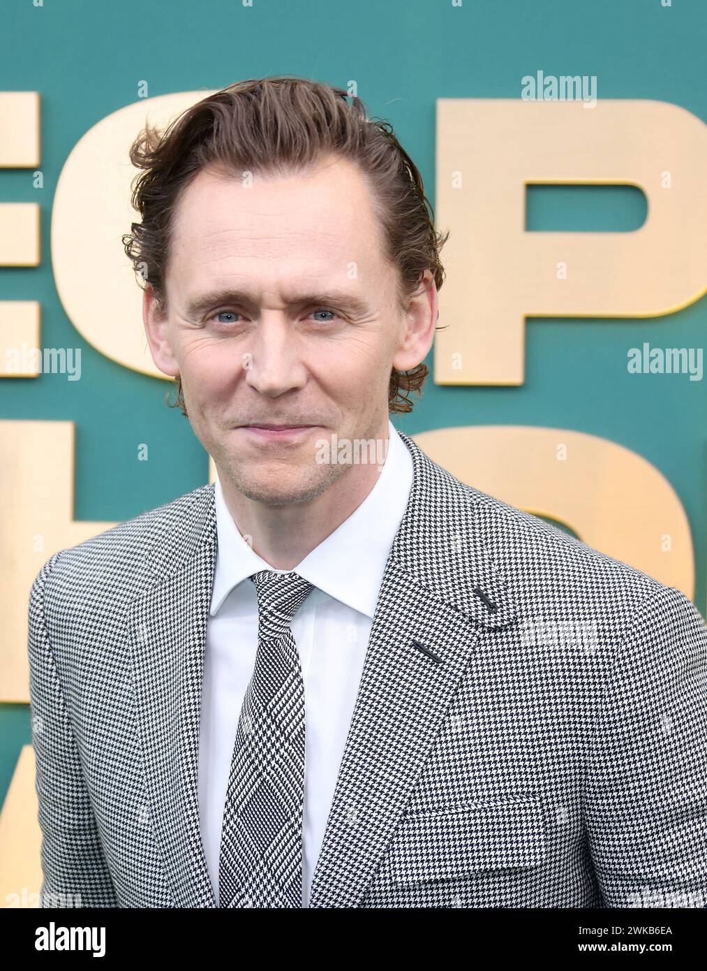Tom Hiddleston attends the 2024 People's Choice Awards at Barker Hangar on February 18, 2024 in Santa Monica, California. Photo: CraSH/imageSPACE/MediaPunch Stock Photo