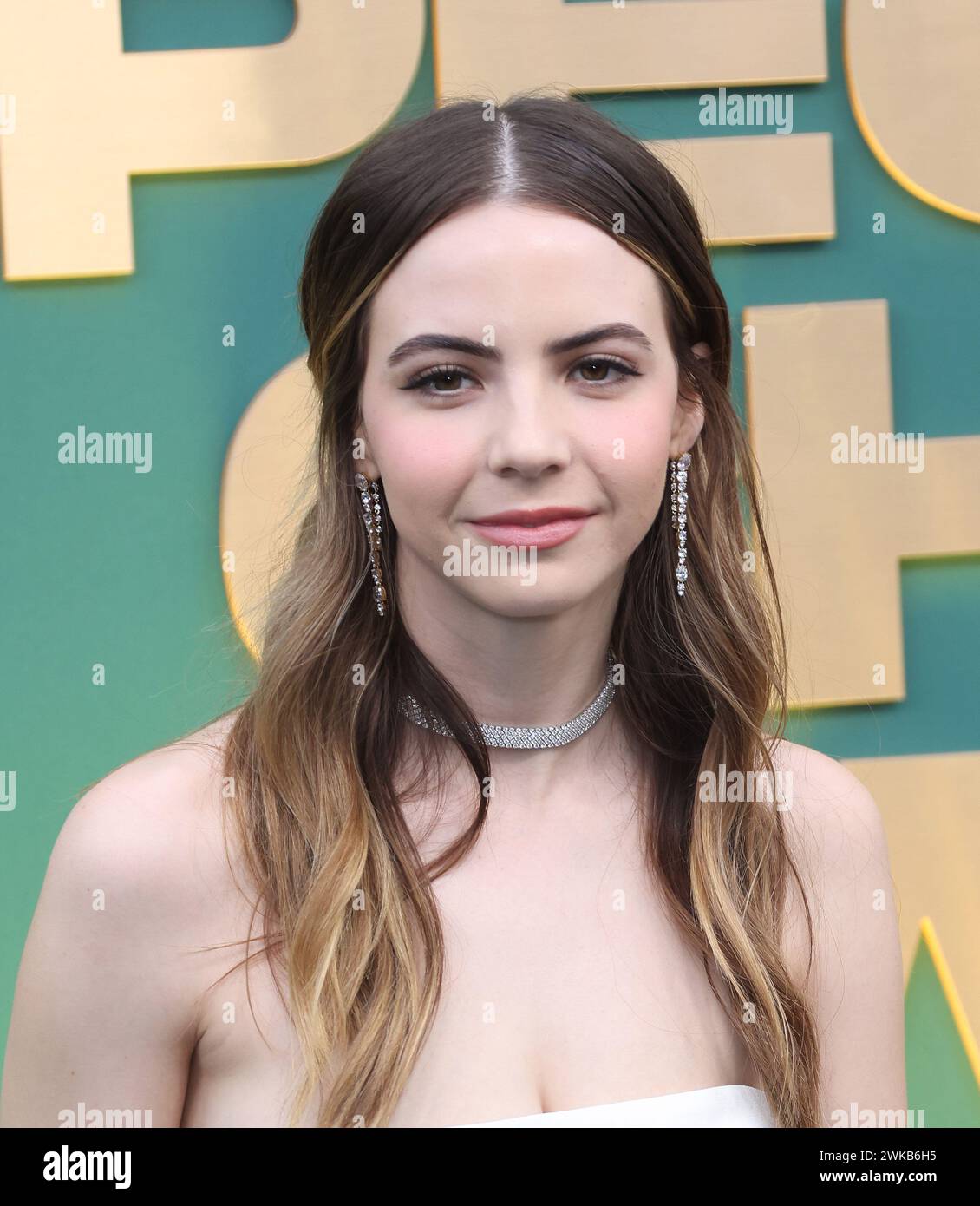 Bobbi Althoff attends the 2024 People's Choice Awards at Barker Hangar