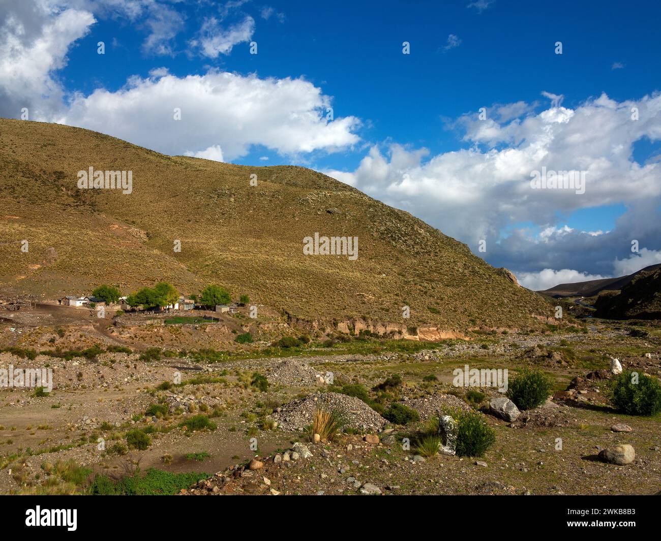 Remote village near El Infernillo on the ruta 307, Tucuman Province ...